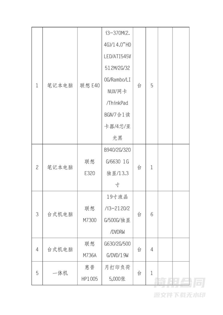 电脑办公设备采购合同文本 电脑办公设备采购合同文本